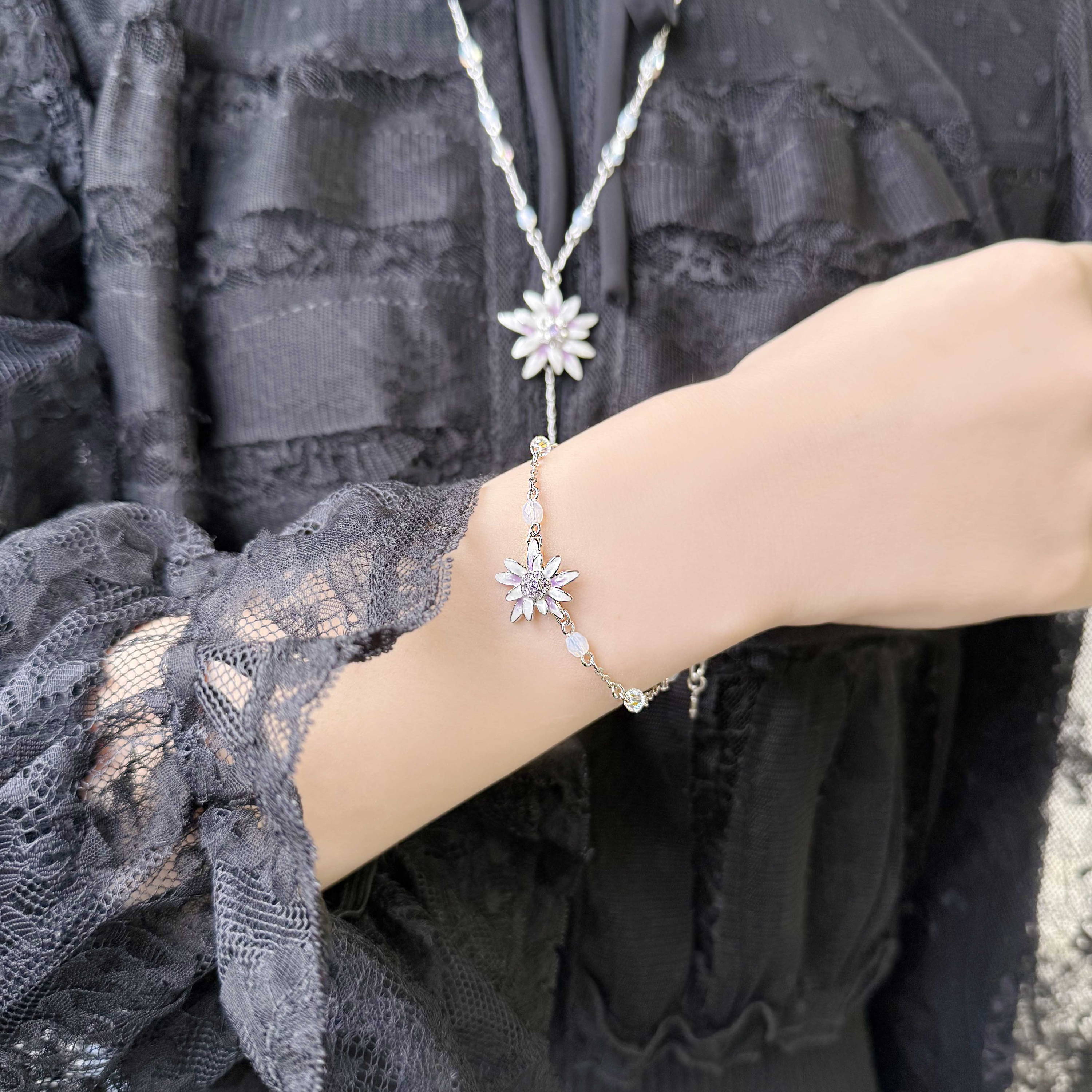 ANNA SUI アナスイ ブレスレット イヤリング 2点セット 青系